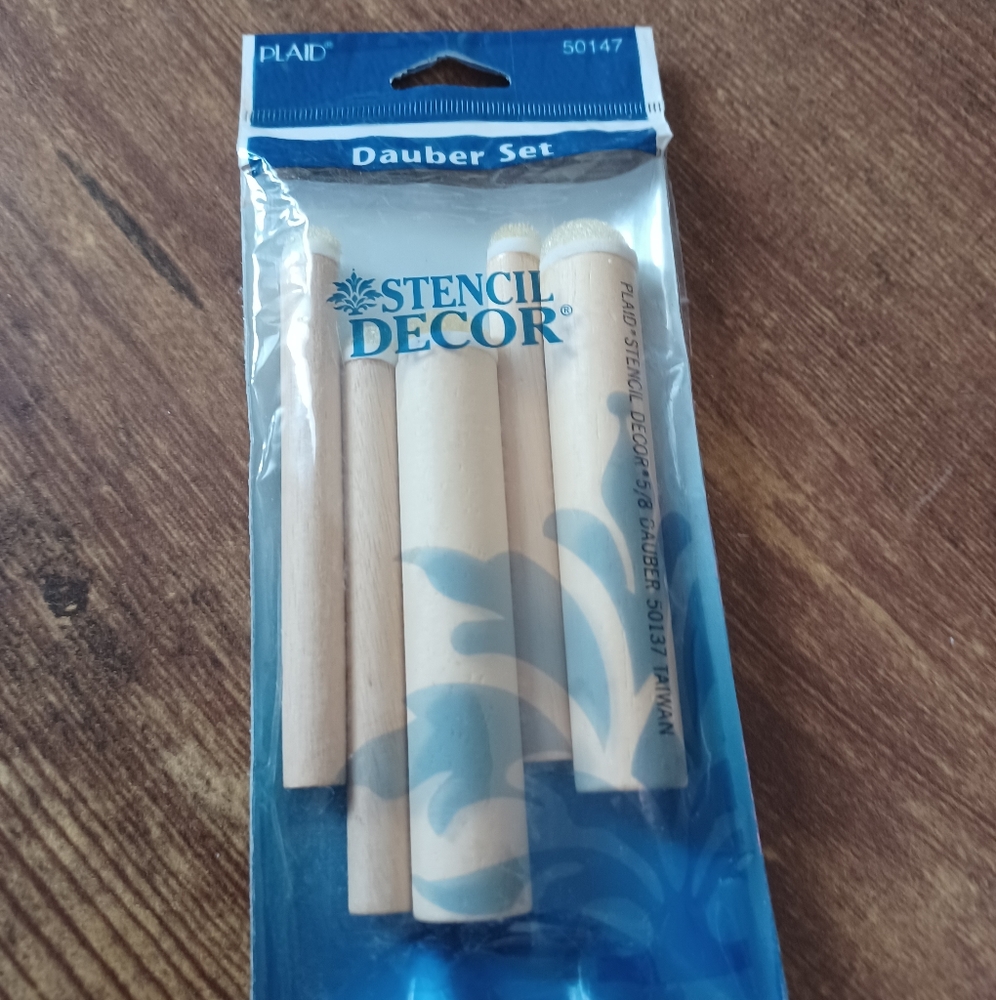 Plaid dauber set